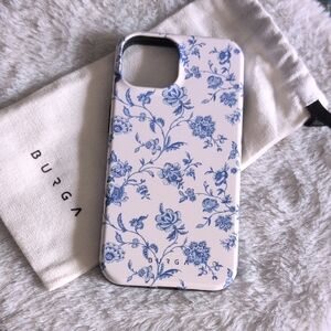 Blue Floral iPhone 14 Phone Case